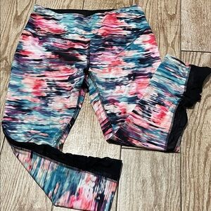 RBX Women's Vibrant Pink and Blue Leggings